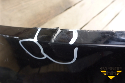 Бампер задний (до 2017г под парктроник) (5215960500) для Toyota Land Cruiser Prado(150) с 2009г (Ленд Крузер Прадо)