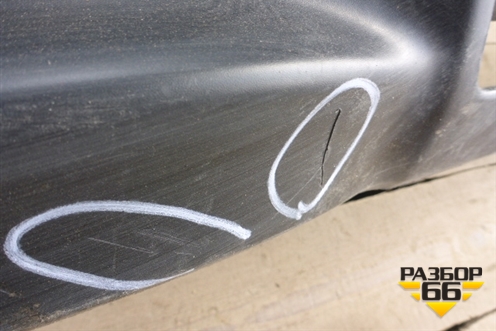 Юбка заднего бампера (до 2014г) (850B21KA1A) для Nissan Juke (F15) с 2010-2019г (Жук)