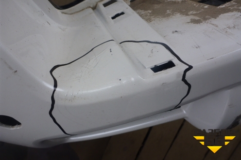 Бампер задний (до 2017г под парктроник) (5215960500) для Toyota Land Cruiser Prado(150) с 2009г (Ленд Крузер Прадо)