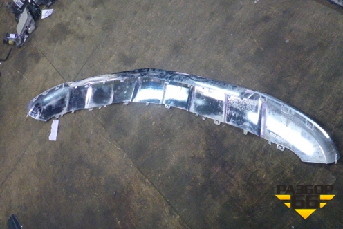 Накладка переднего бампера нижняя (AMG хром) (A1668807825) для Mercedes Benz GLS-Klass X166 с 2015г (ГЛС)