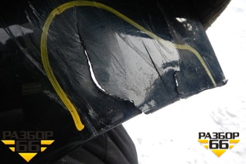 Бампер задний (до 2017г под парктроник) (5215960500) для Toyota Land Cruiser Prado(150) с 2009г (Ленд Крузер Прадо)