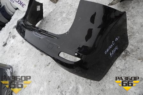 Бампер задний (под парктроник) для Opel Zafira C с 2012г (Зафира Ц)