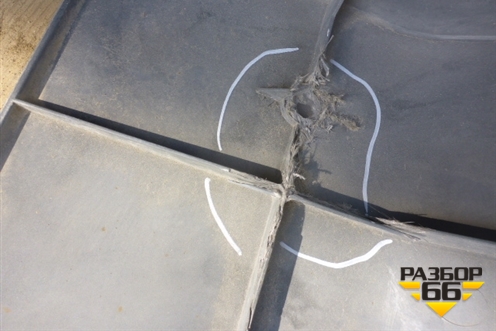 Накладка кабины левая  (продолжение кабины) (1814171) для DAF XF 105 с 2005г (ХФ)