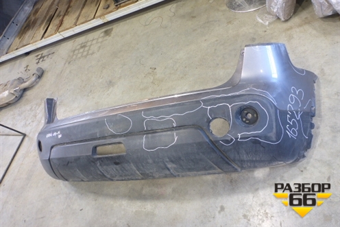 Бампер задний (85022JD00H) для Nissan Qashqai (J10E) с 2006-2013г (Кашкай)