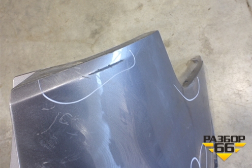 Бампер задний (85022JD00H) для Nissan Qashqai (J10E) с 2006-2013г (Кашкай)