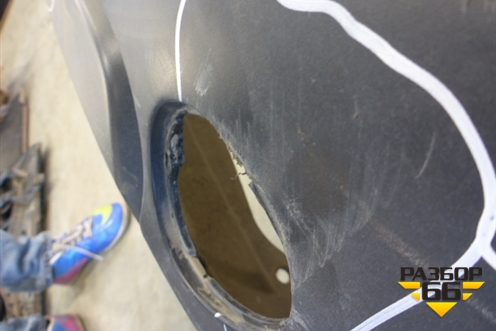 Бампер задний (85022JD00H) для Nissan Qashqai (J10E) с 2006-2013г (Кашкай)