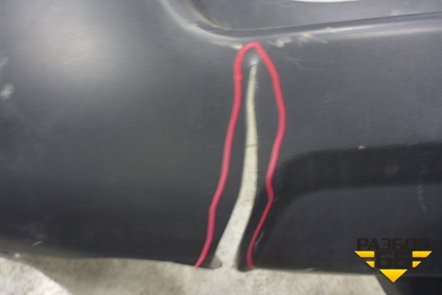 Бампер задний (85022JU14H) для Nissan X-Trail (Т31) с 2007-2014г (Хтраил)