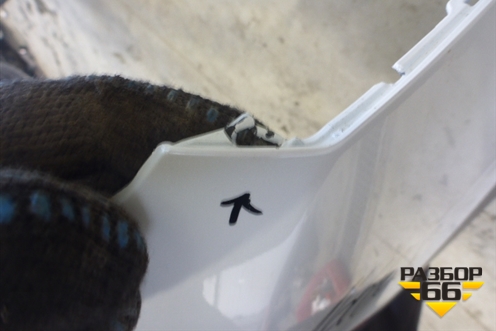 Бампер задний (5215948170) для Toyota Highlander с 2007-2013г (Хайлендер)