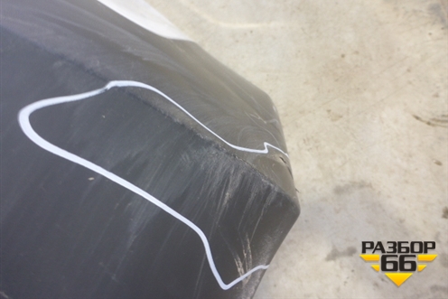 Бампер задний (5215948170) для Toyota Highlander с 2007-2013г (Хайлендер)