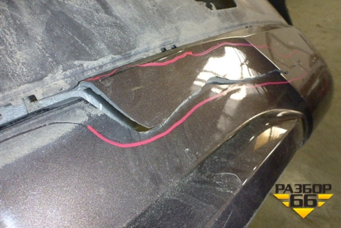 Бампер задний (до 2014г) для BMW X3 F25 с 2010-2017г (Х3 Ф25)