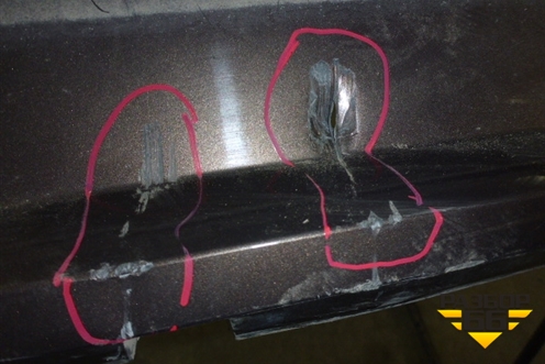 Бампер задний (до 2014г) для BMW X3 F25 с 2010-2017г (Х3 Ф25)