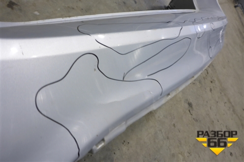 Бампер задний (8V4117906A) для Ford Kuga с 2008-2012г (Куга 1)