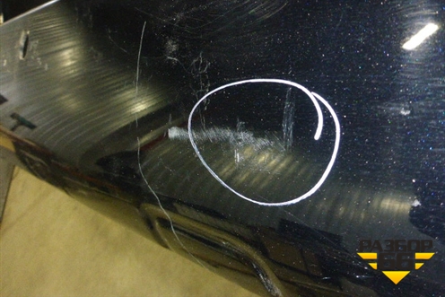 Бампер задний (до 2015г под парктроник) (5215960998) для Toyota Land Cruiser (200) с 2008г (Ленд Крузер)