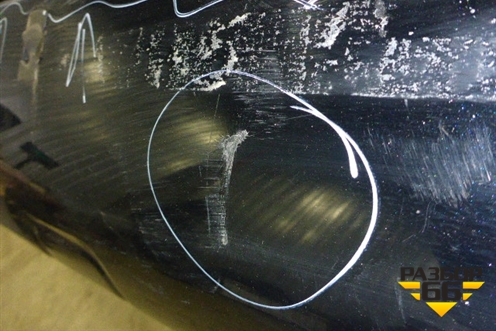 Бампер задний (до 2015г под парктроник) (5215960998) для Toyota Land Cruiser (200) с 2008г (Ленд Крузер)