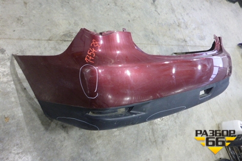 Бампер задний для Nissan Almera G15 с 2012г (Альмера Г15)