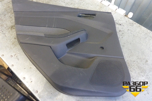 Обшивка двери задней левой под механику (седан) для Ford Focus 3 с 2011г (Фокус)