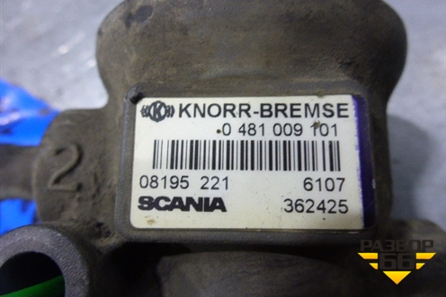 Регулятор давления (0481009101) для Scania 5 R Series с 2004-2016г