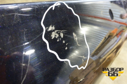 Бампер задний (до 2015г под парктроник) (5215960260) для Toyota Land Cruiser (200) с 2008г (Ленд Крузер)