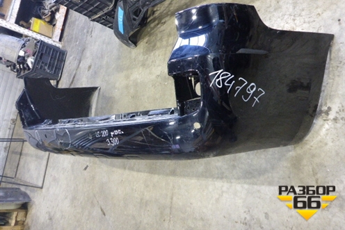 Бампер задний (до 2015г под парктроник) (5215960260) для Toyota Land Cruiser (200) с 2008г (Ленд Крузер)