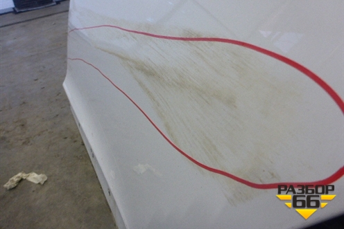 Дверь задняя левая (31402417) для Volvo XC60 с 2008-2017г (ХС60)