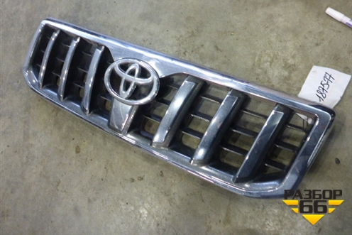 Решетка радиатора (светлый хром) (5311160570) для Toyota Land Cruiser Prado(120) с 2002-2009г (Ленд Крузер Прадо)