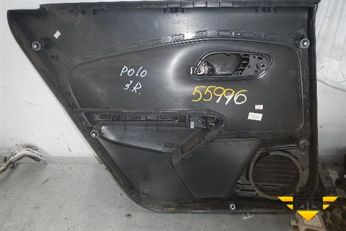 Обшивка двери задней правой под электрику (6RU867212) для Volkswagen Polo (седан) с 2010г (Поло)