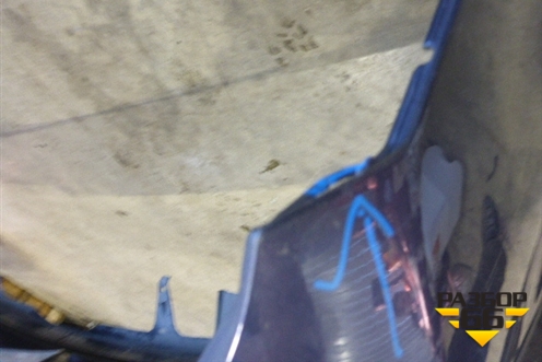 Бампер задний (под парктроник) (5215948170) для Toyota Highlander с 2007-2013г (Хайлендер)