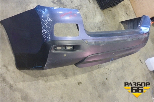 Бампер задний (под парктроник) (5215948170) для Toyota Highlander с 2007-2013г (Хайлендер)