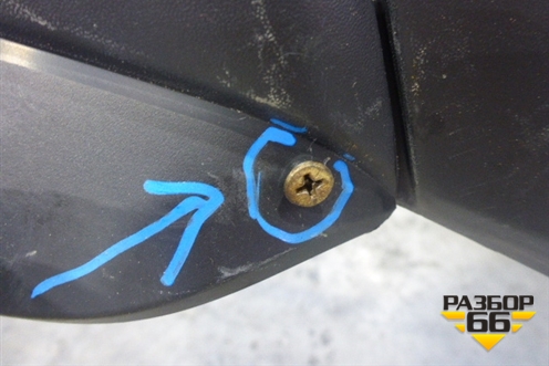 Бампер задний (под парктроник) (5215948170) для Toyota Highlander с 2007-2013г (Хайлендер)