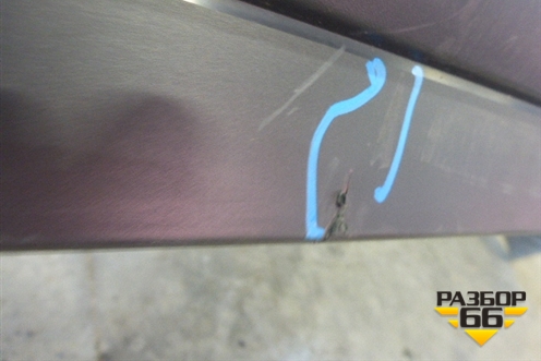 Бампер задний (под парктроник) (5215948170) для Toyota Highlander с 2007-2013г (Хайлендер)