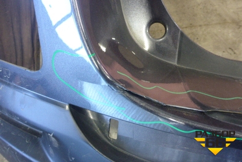 Бампер задний (5215948170) для Toyota Highlander с 2007-2013г (Хайлендер)