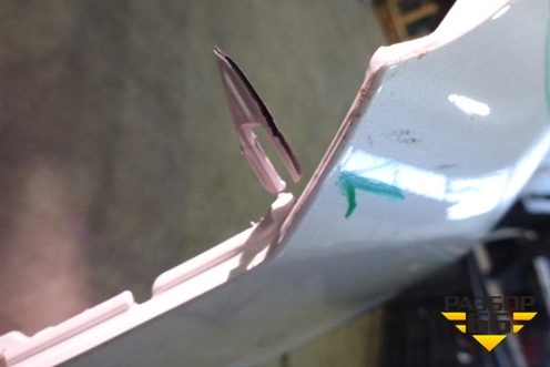 Бампер задний (под парктроник) (5215948170) для Toyota Highlander с 2007-2013г (Хайлендер)