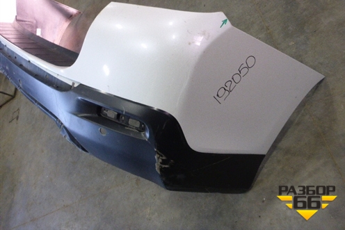 Бампер задний (под парктроник) (5215948170) для Toyota Highlander с 2007-2013г (Хайлендер)