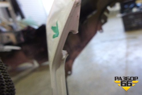 Бампер задний (под парктроник) (5215948170) для Toyota Highlander с 2007-2013г (Хайлендер)