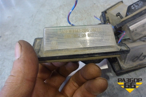 Фонарь подсветки номера для Mitsubishi Lancer-9  с 2003-2008г (Лансер)