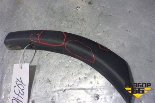 Накладка заднего бампера правая (7407A318) для Mitsubishi Outlander с 2012-2024г (Аутлендер)