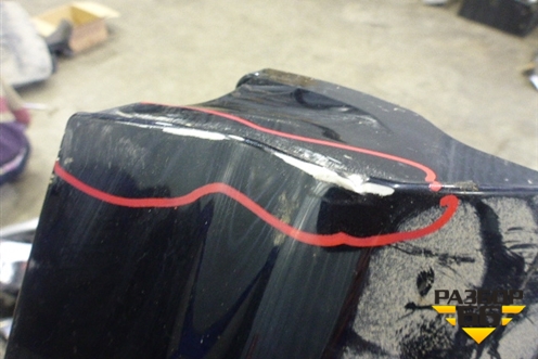 Накладка двери багажника (нижняя) (CJ54S423A40) для Ford Kuga с 2012г (Куга 2)