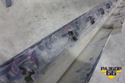 Накладка на порог наружная левая для Ford Kuga с 2012г (Куга 2)