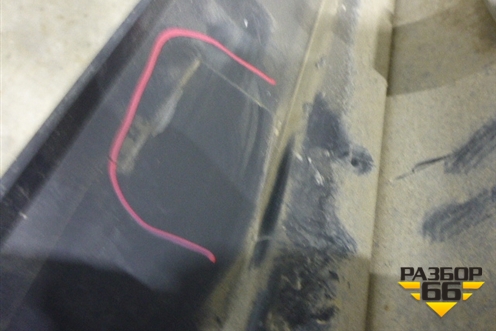 Накладка на порог наружная левая для Ford Kuga с 2012г (Куга 2)