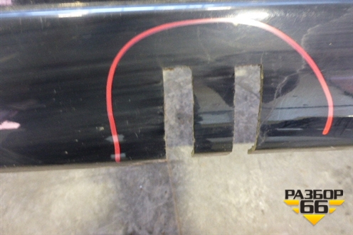 Бампер задний (под парктроник) для Toyota Land Cruiser Prado(120) с 2002-2009г (Ленд Крузер Прадо)