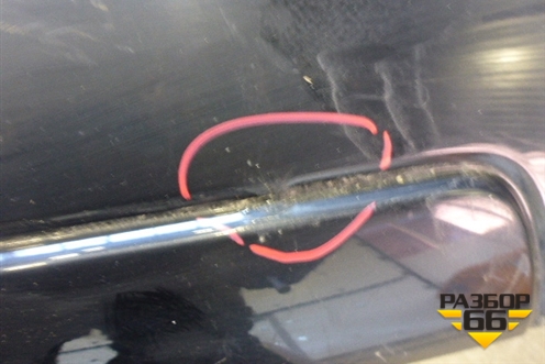 Бампер задний (под парктроник) для Toyota Land Cruiser Prado(120) с 2002-2009г (Ленд Крузер Прадо)