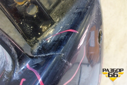 Бампер задний (под парктроник) для Toyota Land Cruiser Prado(120) с 2002-2009г (Ленд Крузер Прадо)