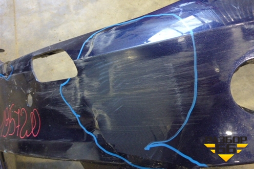 Бампер передний (до 2017г под омыватели и парктроник) для Volkswagen Golf VII с 2012г (Гольф 7)