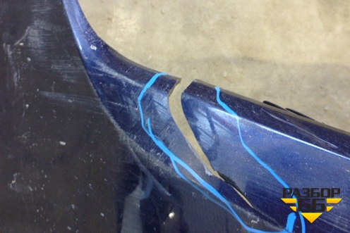 Бампер передний (до 2017г под омыватели и парктроник) для Volkswagen Golf VII с 2012г (Гольф 7)