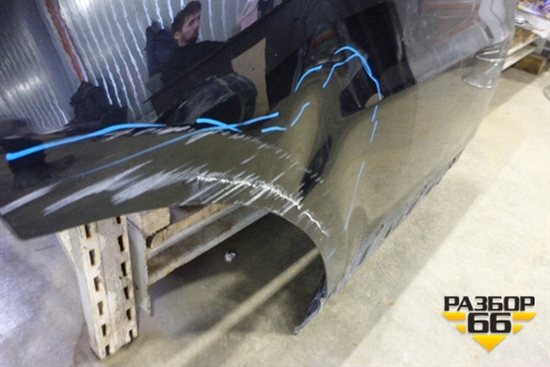 Дверь задняя правая (LR044228) для Land Rover Range Rover Sport с 2013-2022г (Спорт)