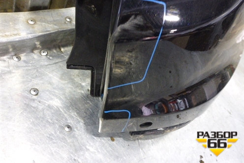 Бампер задний правая часть (под парктроник) (71502T1GZZ00) для Honda CR-V(RM) с 2012г (ЦРВ СРВ) 