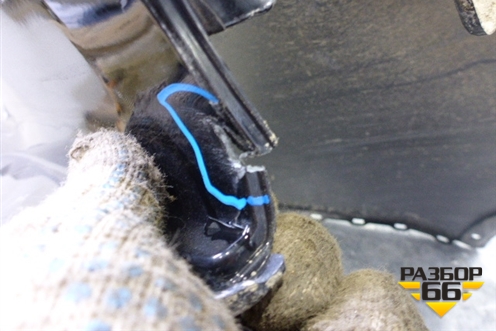 Бампер задний правая часть (под парктроник) (71502T1GZZ00) для Honda CR-V(RM) с 2012г (ЦРВ СРВ) 