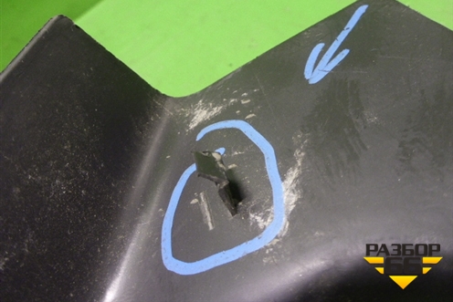 Накладка порога внутренняя заднего левого (13129336) для Opel Zafira B с 2005-2012г (Зафира Б)