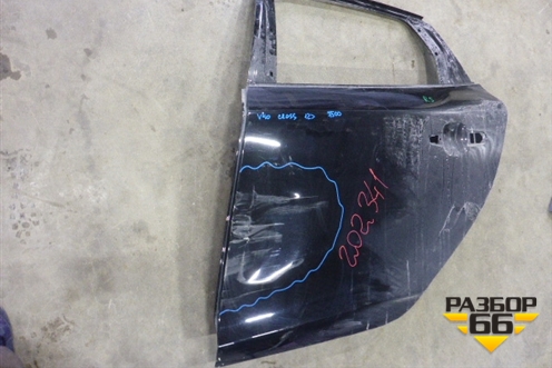 Дверь задняя левая (31402336) для Volvo V40 Cross Country с 2012г (М40 Кросс Кантри)