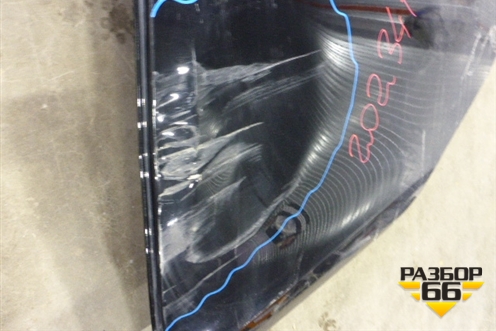 Дверь задняя левая (31402336) для Volvo V40 Cross Country с 2012г (М40 Кросс Кантри)